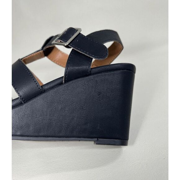 Style & Co Women's Soffiee Strappy Gladiator Wedge Sandals - Black 5M - Picture 6 of 10